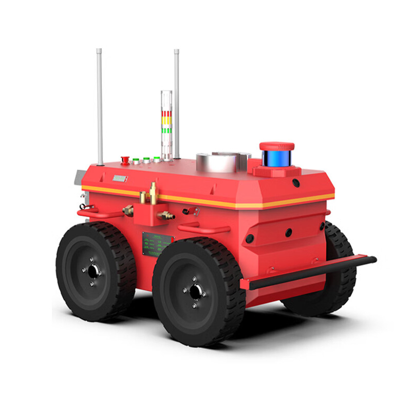 Wheeled intelligent explosion-proof inspection robot