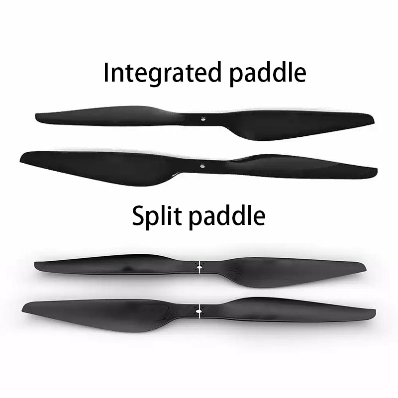 Integrated smooth carbon fiber high-efficiency multi rotor unmanned aerial vehicle propeller integrated smooth carbon fi