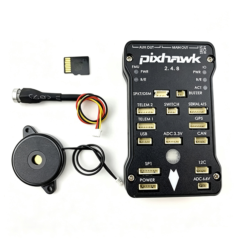 Pixhawk 2.4.8 Compatible 32-bit STM32 Open-Source Flight Controller Supports PX4 & ArduPilot for Multi-Rotor UAVs